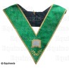 Collare massonico –  Rito Cerneau – Orateur – Ricamo a macchina 