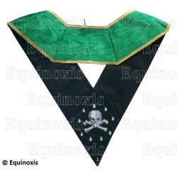 Collare massonico – Rito Cerneau – Maestro Venerabile – Acacia 224 feuilles – Ricamo a mano 