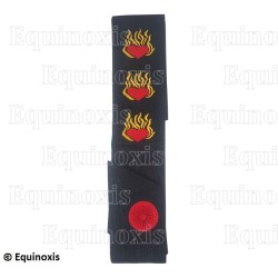 Fascia massonica – RSAA – 11° grado – 3 cuori – Ricamata a macchina