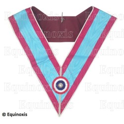 Collare massonico – Rito del Marchio – Maestro Venerabile – Coccarda tricolore