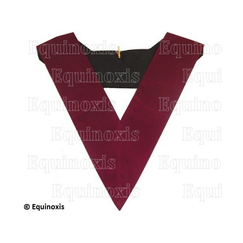 Sautoir maçonnique velours – RSAA – 13° grado