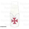 Custodia in pelle per spada – Custodia in pelle bianca per spada fine – Croce templare