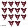 Collari massonici – Arco Reale – Set di 14 Ufficiali – Coccarde francesi