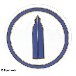 Badge / Macaron GLNF – Petite tenue nationale – Deuxième Grand Surveillant – Ricamo a mano