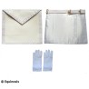 Ensemble Apprenti – Tablier faux cuir + 2 paires de gants blancs