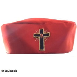 Cappello massonico – RSAA – 18° grado – Croce latina – Misura 64