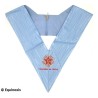 Collare massonico – Rito Francese Tradizionale – Vénérable en chaire avec inscription – Ricamo a macchina 
