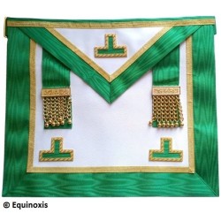 Grembiule massonico in pelle – Rito Cerneau – Piccola 