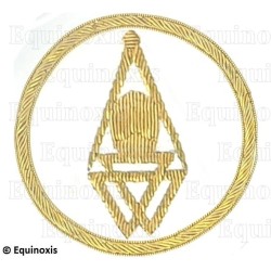 Badge / Macaron – Arco Reale Inglese – Officier National – 3ème Grand Principal – Ricamo a mano