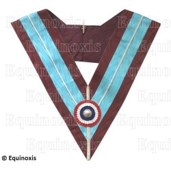Collare massonico da Ufficiale – Loggia del Marchio – Passé Maître – Cocarde tricolore
