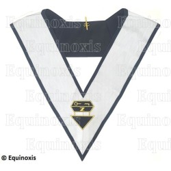 Collare massonico – RSAA – 4° grado – Bianco – Ricamato a macchina