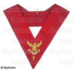 Collare massonico – RSR – CBCS – Gran Priore – Ricamato a macchina – 2