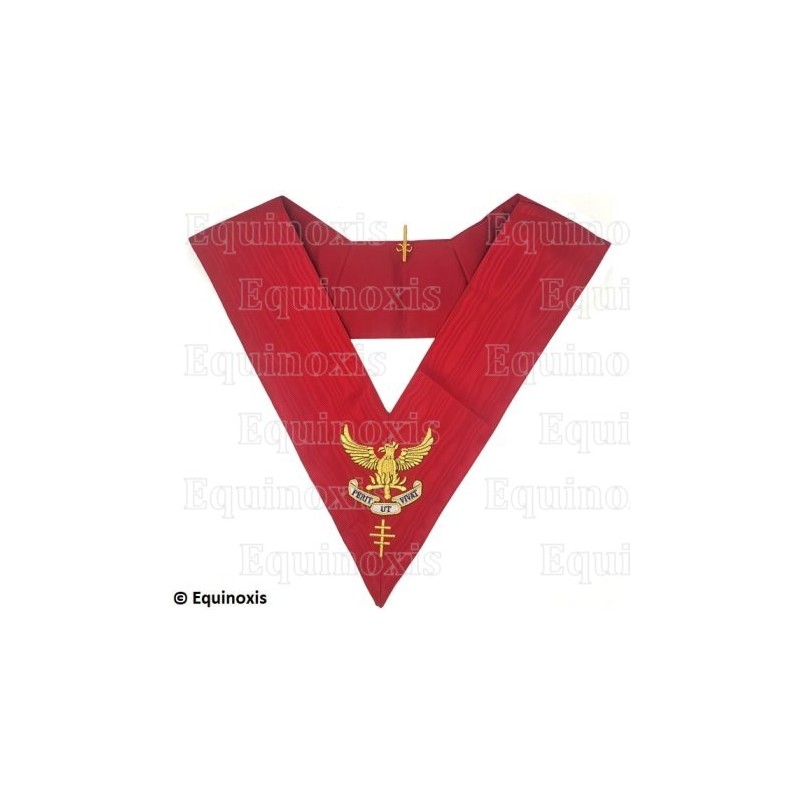 Collare massonico – RSR – CBCS – Gran Priore – Ricamato a macchina – 2