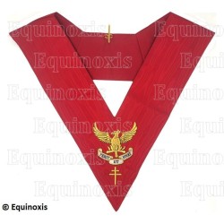 Collare massonico – RSR – CBCS – Préfet – Ricamo a macchina
