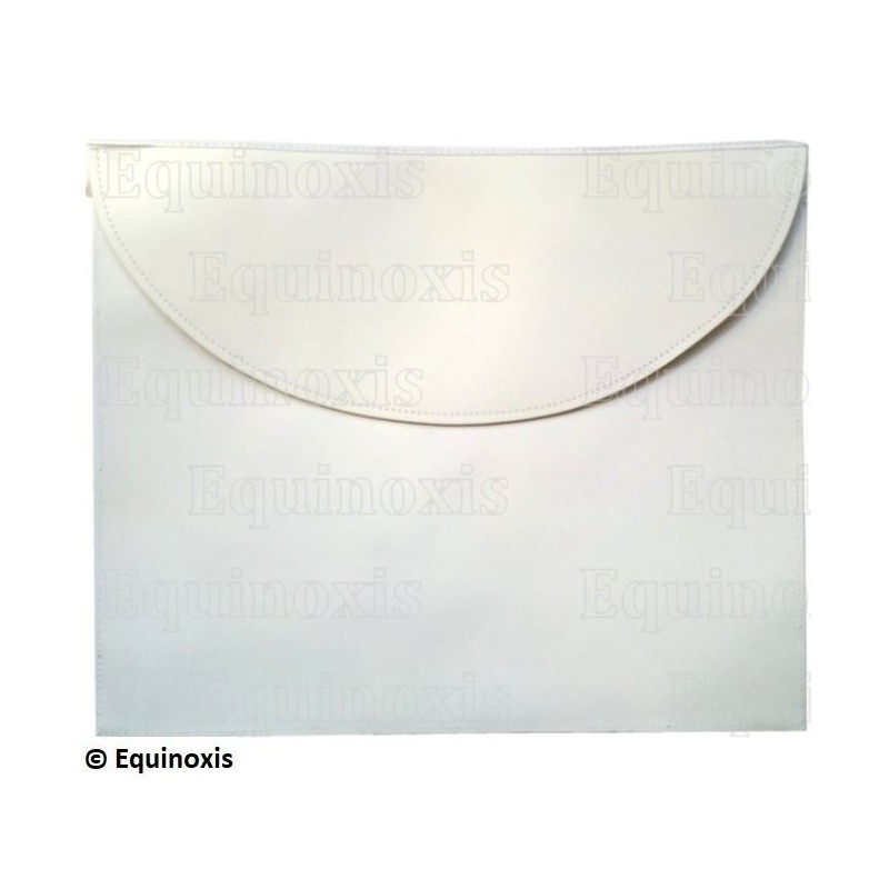 Grembiule massonico in pelle – Rito Standard di Scozia – Apprenti – 30 x 35 cm
