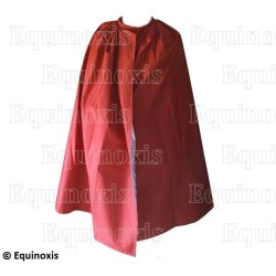 Mantello martinista – Rosso foderato di bianco