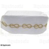 Cappello massonico – Rito Operativo di Salomone – Bianco – Misura 59