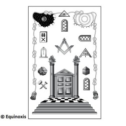 Quadro di Loggia – RSAA – Apprendista – GODF – 100 cm x 50 cm
