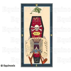 Quadro di Loggia – Rito Emulation – 2° grado – 160 cm x 80 cm
