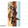 Quadro di Loggia – Rito Francese – 1° Ordine – Il fuggitivo (colorato) – 100 cm x 50 cm
