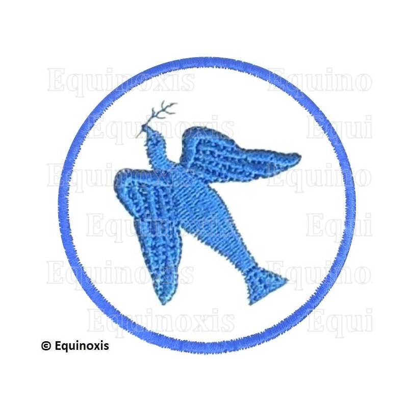 Badge / Macaron GLNF – Petite tenue nationale – Gran Esperto – Ricamato a macchina