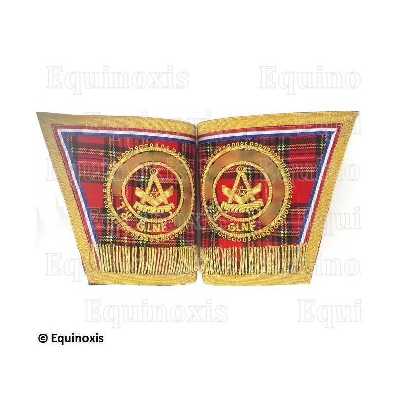 Gantelets Rite Standard d'Ecosse (RSE) – Maestro Venerabile – Ricamati a mano