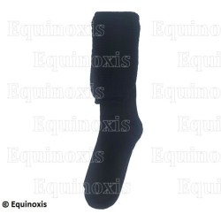 Chaussettes pour kilt – Noires – Misura 51