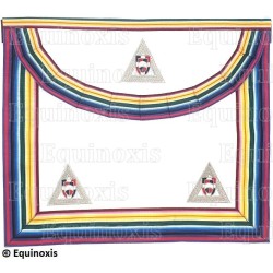 Grembiule massonico in pelle – Nautoniers – Vénérable Commandeur Noé