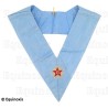 Collare massonico – Rito Francese Tradizionale – Vénérable en chaire – Ricamo a macchina
