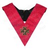 Collare massonico – RSAA – 18° grado – Sovrano Principe Rosa-Croce –  Croix pattée – Ricamato a macchina