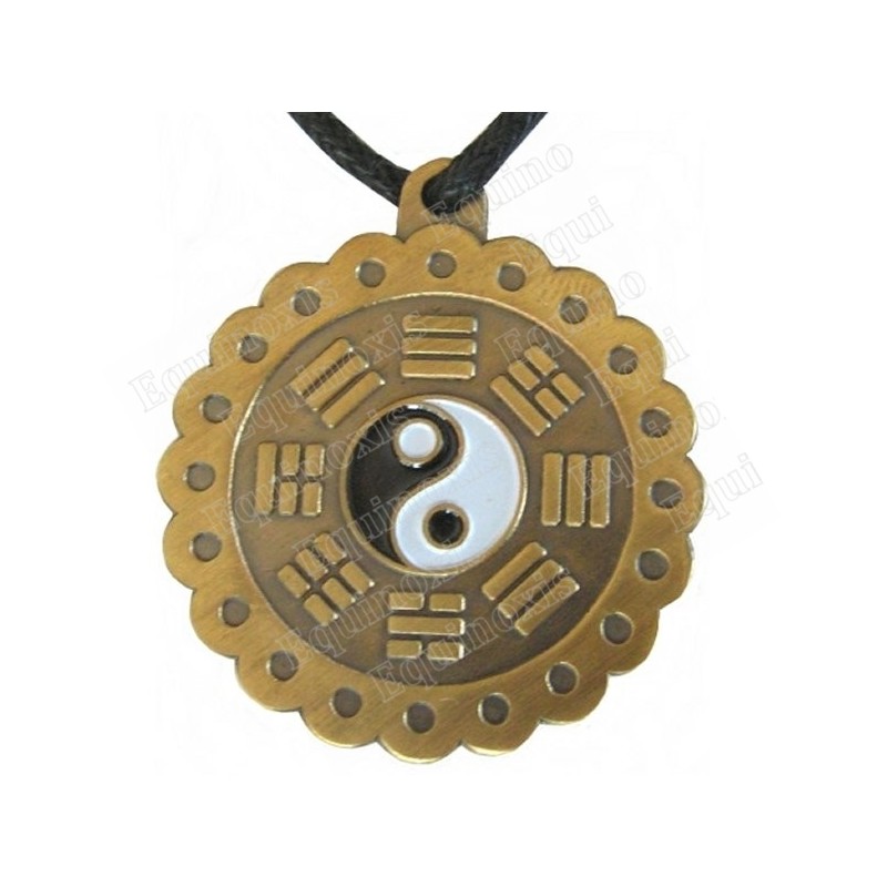 Ciondolo Feng-Shui – Pa Kua & Tao – Bronzo satinato