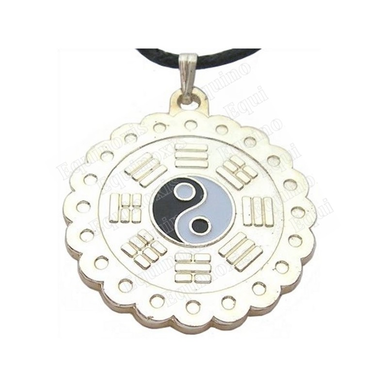 Ciondolo Feng-Shui – Pa Kua & Tao – Metallo argentato