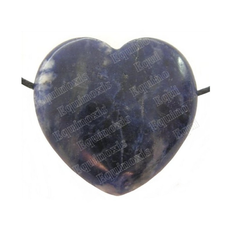 Ciondolo con gemma – Cuore – Sodalite