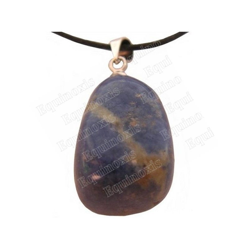 Ciondolo con gemma – Gemma levigata – Sodalite