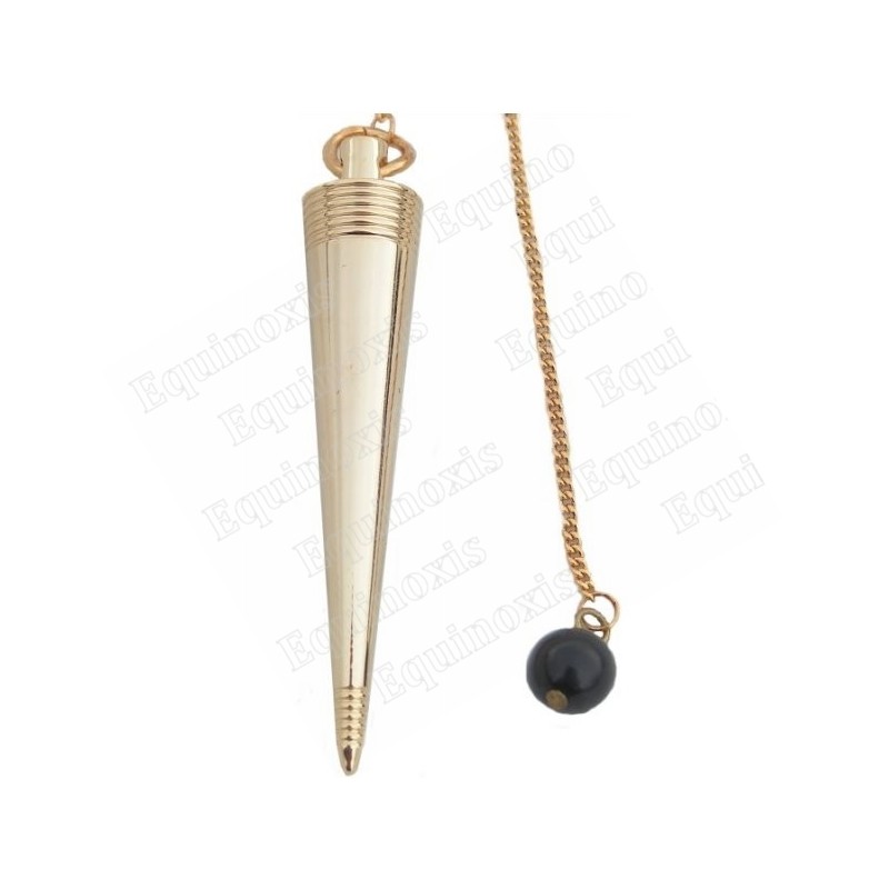 Pendolino di radiestesia in ottone dorato 7 – Pendule Sirius