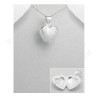 Ciondolo in argento sterling 925e – Ciondolo cuore 12