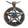 Ciondolo simbolico – Pentagramme con pietre blu