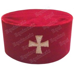Cappello massonico – Knights Templar (KT) – Toque du Temple – Misura 58