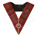 Collare massonico – Rite Standard d\'Ecosse – Officier / Maestro Venerabile – Cocarde tricolore