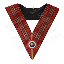 Collare massonico – Rite Standard d'Ecosse – Officier / Maestro Venerabile – Cocarde tricolore