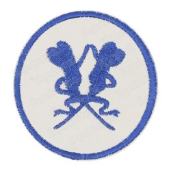 Badge / Macaron GLNF – Petite tenue nationale – Gran Segretario – Ricamato a macchina