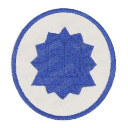 Badge / Macaron GLNF – Petite tenue nationale – Gran Ospedaliere – Ricamato a macchina