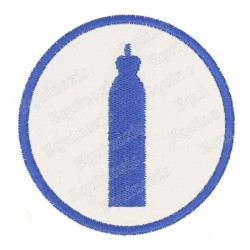 Badge / Macaron GLNF – Petite tenue nationale – Deuxième Grand Surveillant – Ricamato a macchina