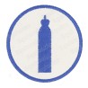 Badge / Macaron GLNF – Petite tenue nationale – Deuxième Grand Surveillant – Brodé machine