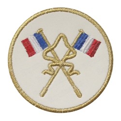 Badge / Macaron GLNF – Grande tenue nationale – Passé Grand Porte-Etendard – Ricamato a macchina