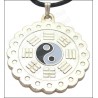 Pendentif Feng-Shui – Pa Koua & Tao – Argent vif 
