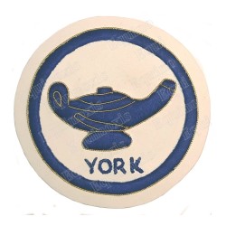 Badge / Macaron GLNF – Petite tenue nationale – Précepteur York – Ricamato a mano