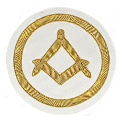 Badge / Macaron GLNF – Grande tenue nationale – Asssistant Grand Maître – Ricamato a mano