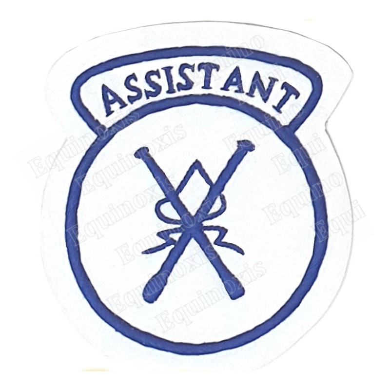 Badge / Macaron GLNF – Petite tenue nationale – Assistant Grand Directeur des Cérémonies – Brodé main