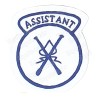 Badge / Macaron GLNF – Petite tenue nationale – Assistant Grand Directeur des Cérémonies – Brodé main
